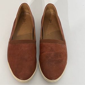 Frye Brown Melaine Slip On Sneakers